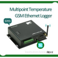 Multipoint Temperature Monitoring System over SMS & Ethernet